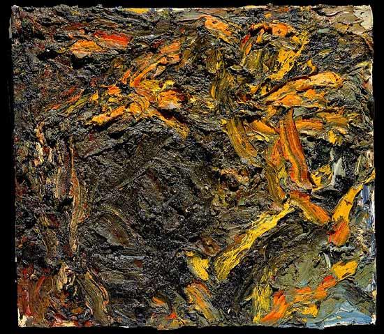 Feuerbild, 1992, l/L, 118/131 cm